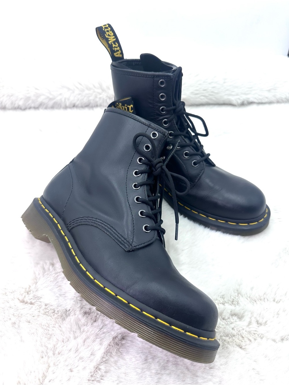 DR.Martens 1460 Smooth Leather Lace-Up Boot size 10 Black